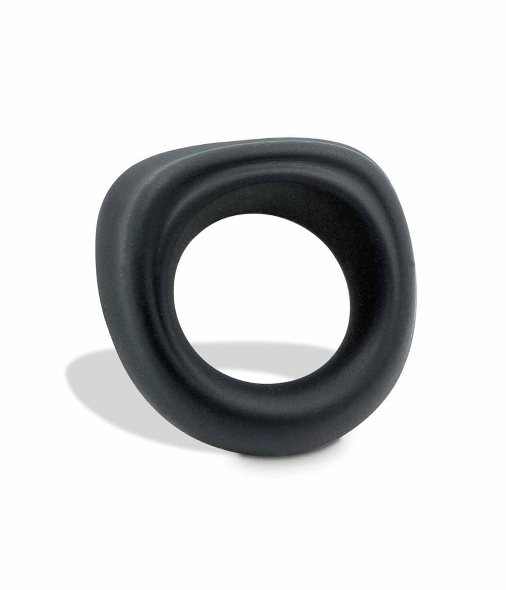 MR COCK - TRAPEZE SILICONE COCKRING BLACK