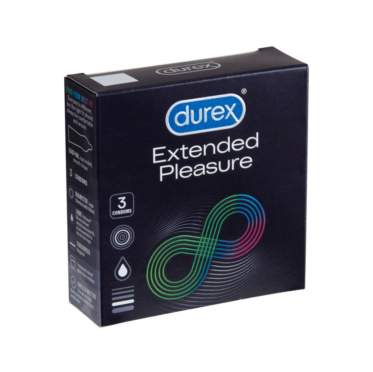 DUREX - EXTENDED PLEASURE 3PCS