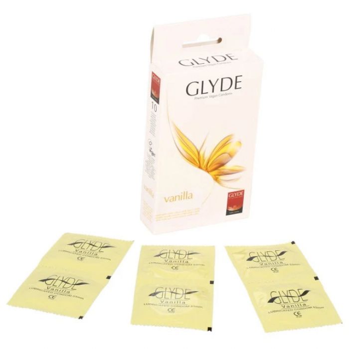 GLYDE - ULTRA CONDOMS VANILLA 10PCS