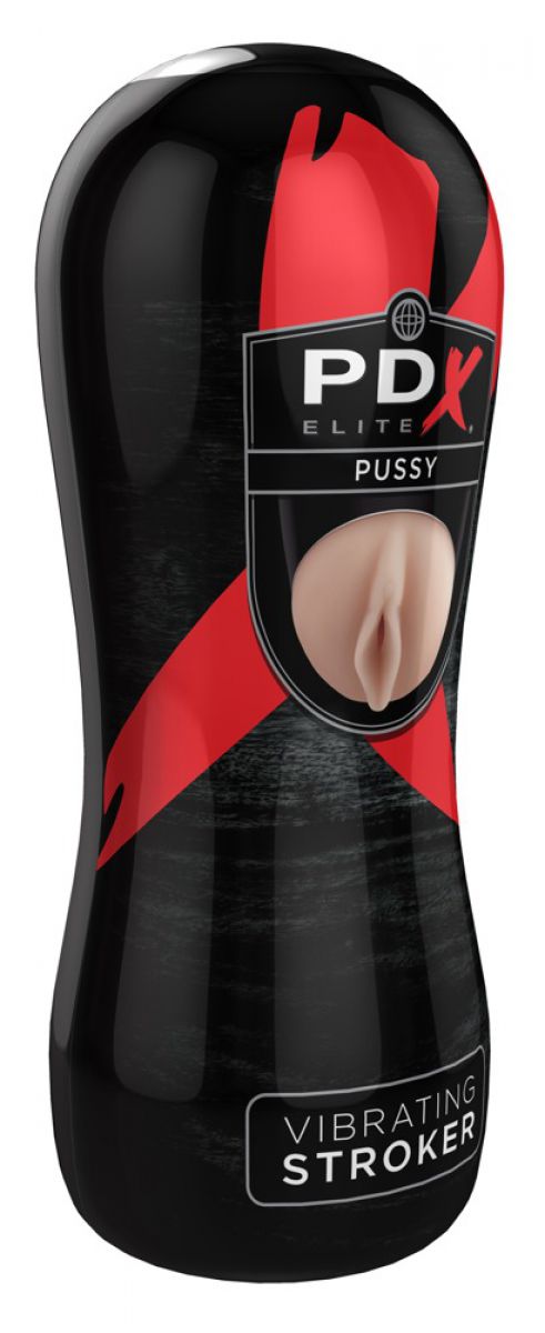 Pipedream - PDX Elite Pussy vibrating stroker 17.5cm