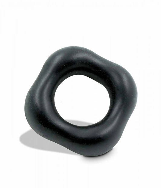 MR COCK - SQUARE SILICONE COCKRING BLACK