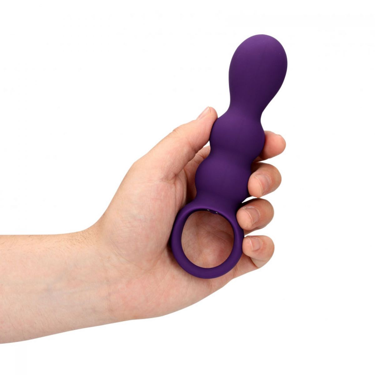 LOVELINE - TEARDROP SHAPED ANAL VIBRATOR CLEAR PURPLE