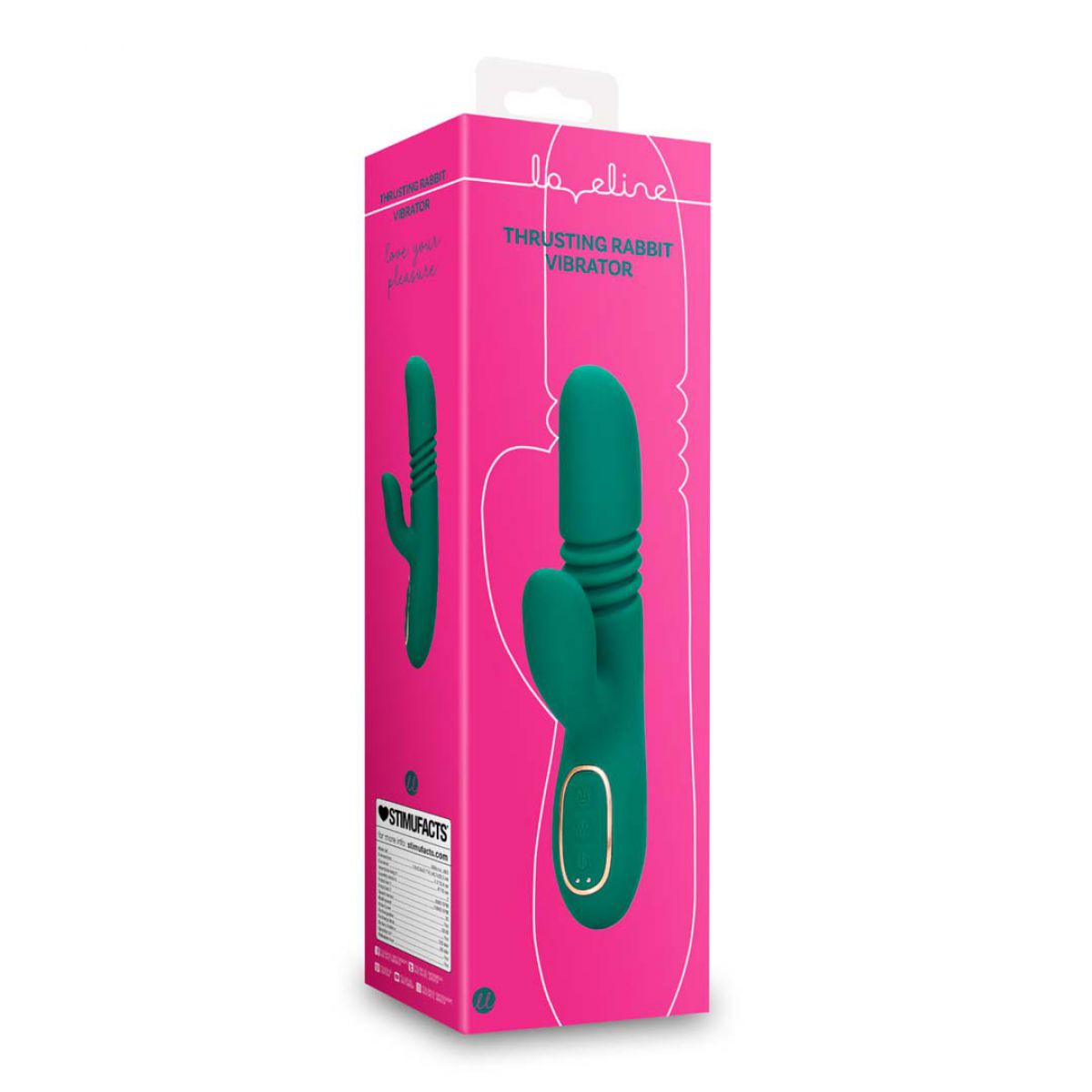 LOVELINE - THRUSTING RABBIT VIBRATOR