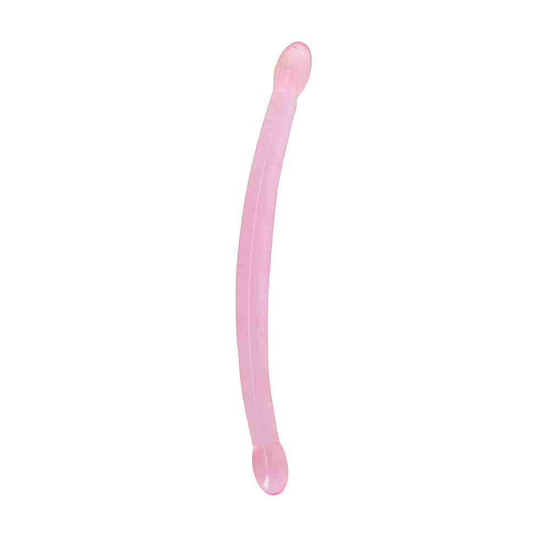 RealRock Non realistic double dildo 42 cm Clear